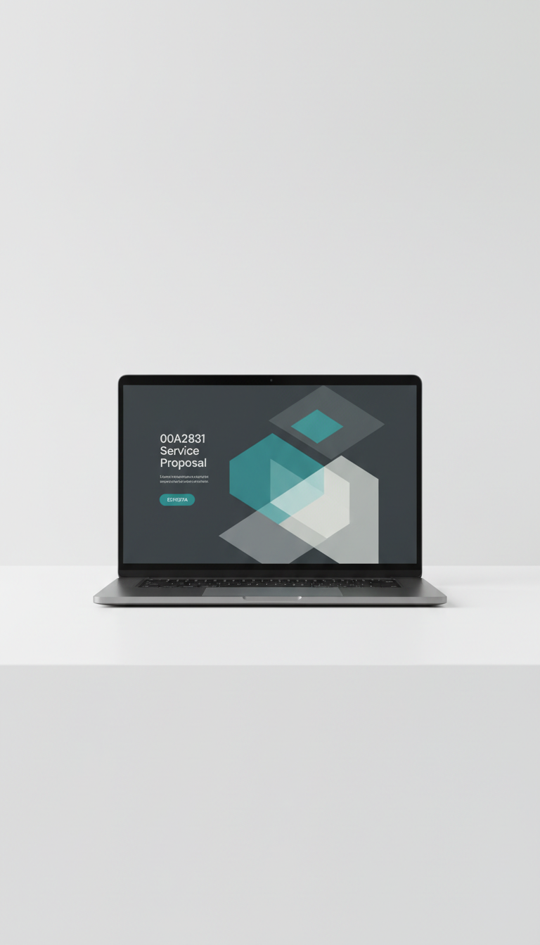 Branded Presentation Deck for Laptops